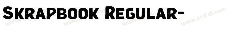 Skrapbook Regular字体转换 Skrapbook Regular字体转换